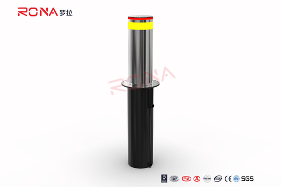 kaufen Vollautomatisches Heben Einziehbares Verkehrsbollard aus Edelstahl 304 Teleskopsicherheitsstellen für Auffahrten online manufacture