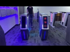 2-Spur-Klappen-Drehkreuz mit Ticketverwaltungssystem und Licht im Kino