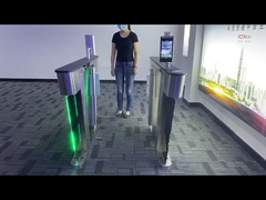 Organische Glas-Zugangskontrollschranken Schwenktür AC220V mit Multi-Pass-Modi