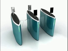 Brushless Motor Flap Barrier Gate Hochsicherheit Drehscheiben mit 550 mm Passage Breite