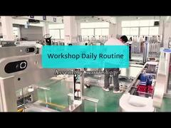 Ansicht der automatischen Indoor-Drehkreuz-Schranke mit Selbstkontrolle für die Demo eines intelligenten Bürogebäudes