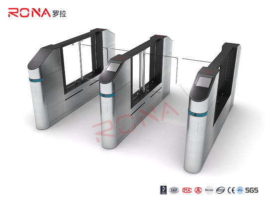 Der Breiten-600-900mm Fußgängerdes drehkreuz-240V Trockenkontakt Tor-schnellen der Geschwindigkeits-0.2s