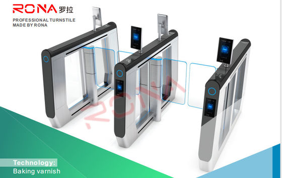 RFID-Kartenleser für Fingerabdrücke Schnelltor Drehscheibe Edelstahl für Bürogebäude