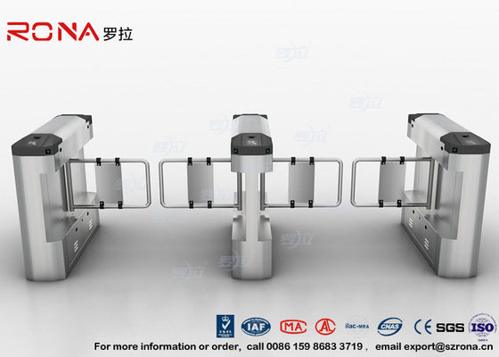 Gebürstetes Durchgangs-Breiten-Stahlschwingen-Material des Schwingen-Fußgängersperren-Flugsteig-550mm
