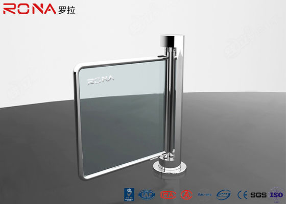 Supermarkt-Eintritts-Schwenktür-Drehkreuz-mechanisches Verdoppelungmetallrunde Säule einzelner Pole