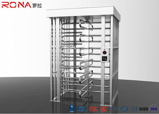 Automatische Sicherheits-biometrische Edelstahl-Drehkreuz-volle Höhen-bidirektionaler Arm