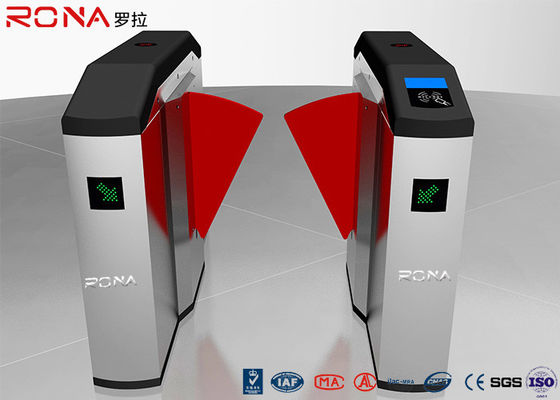 Rotes weiches Klappen-Sperren-Tor-Zugriffskontrolldrehkreuz einzeln/bidirektional